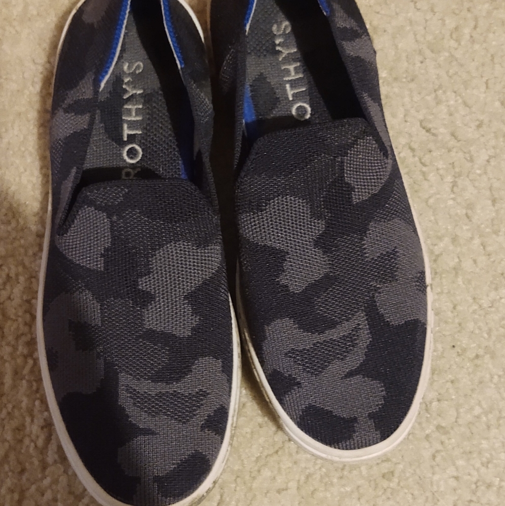 Rothys black camo sneakers